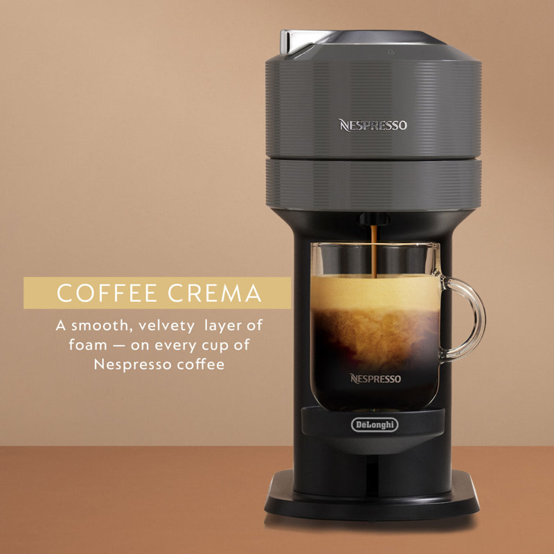 Nespresso Vertuo NEXT Espresso Machine by De'Longhi, Gray & Reviews